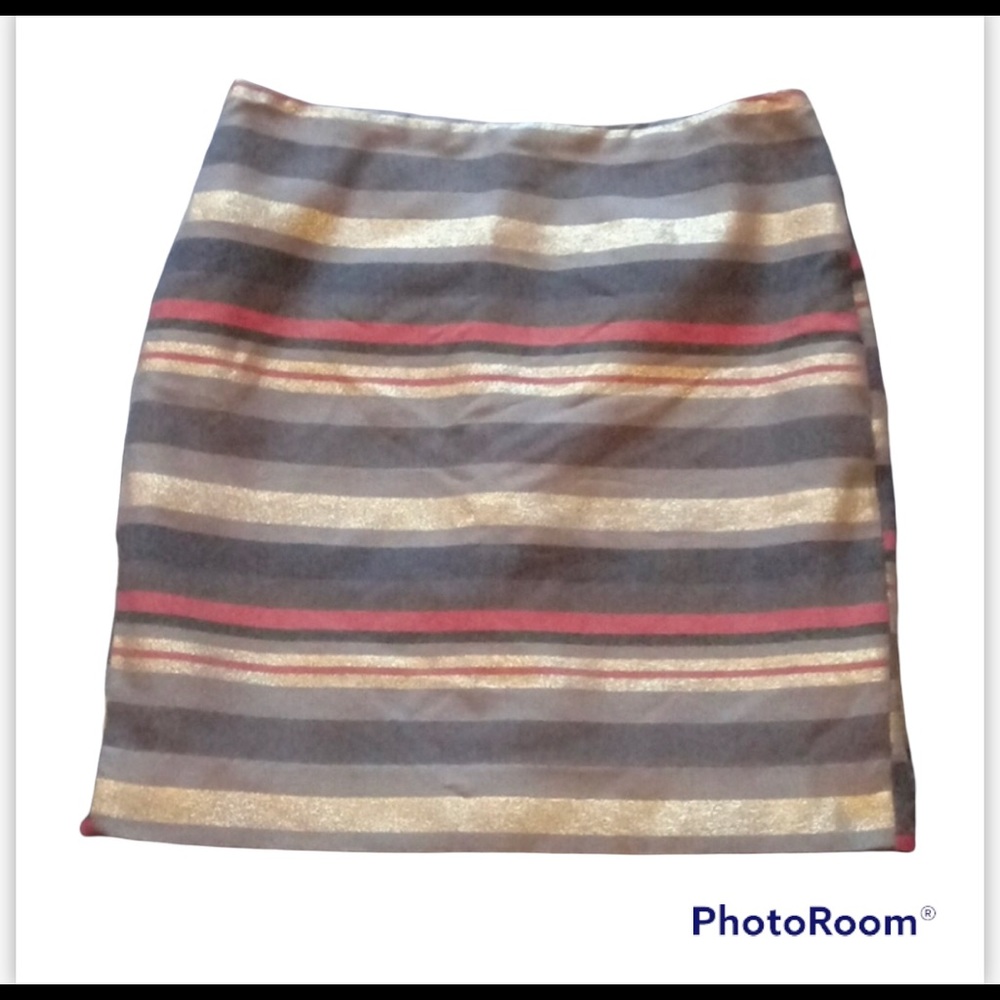 Banana Republic Multi Color Striped Skirt EUC
